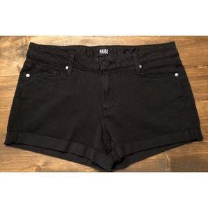 Paige Jimmy Jimmy Black Shorts